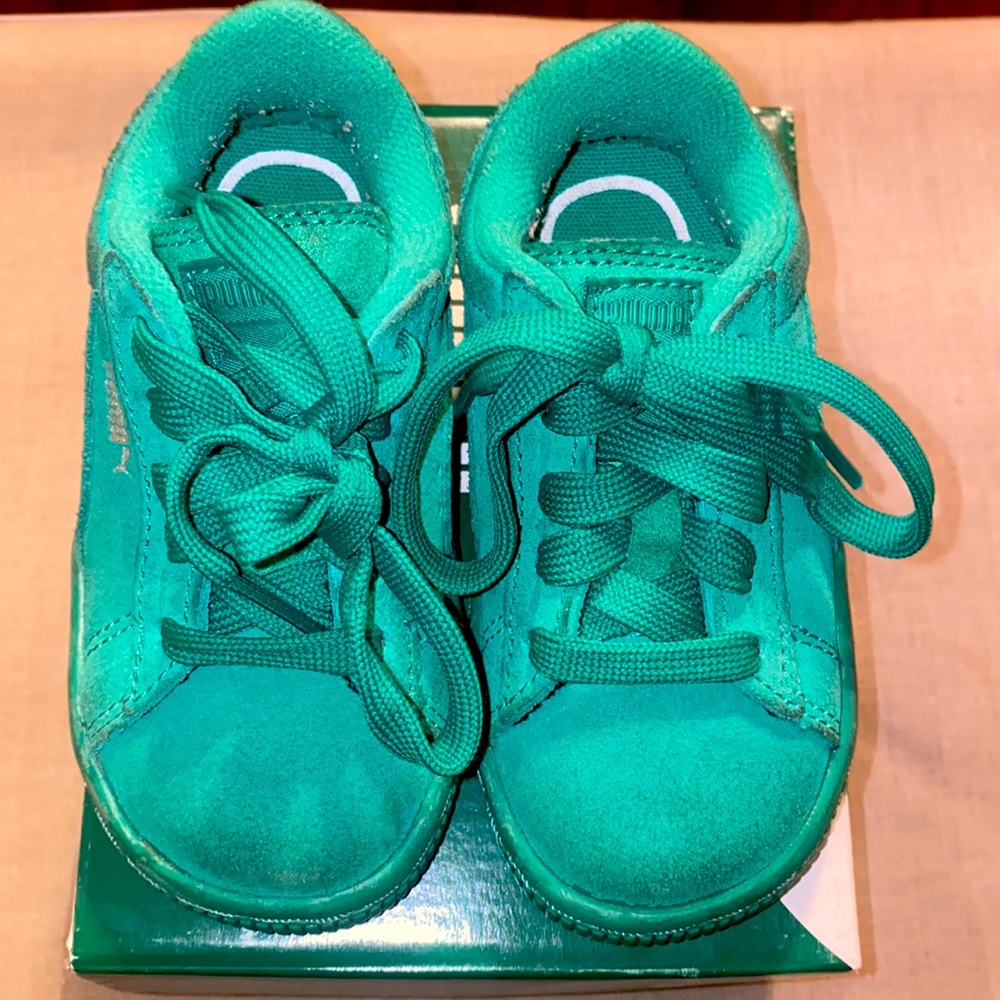 PUMA suede Kids (Green)